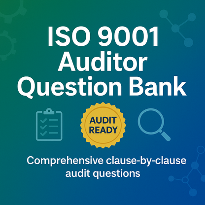 Complete pack - ISO 9001:2015 Audit Bundle